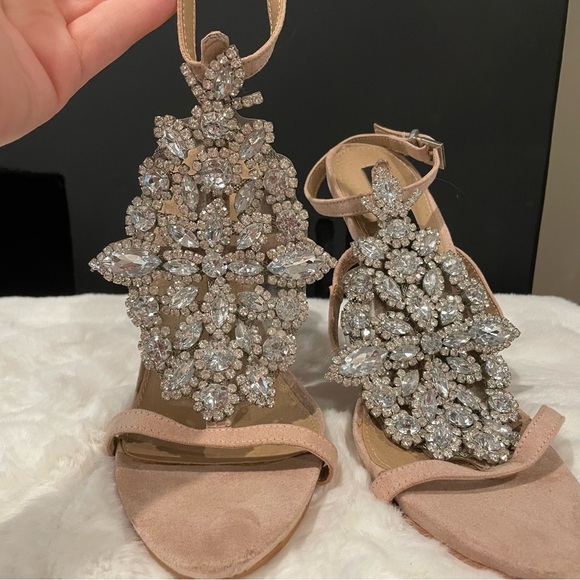 Peace & Love Embellished Heels - Picture 3 of 6